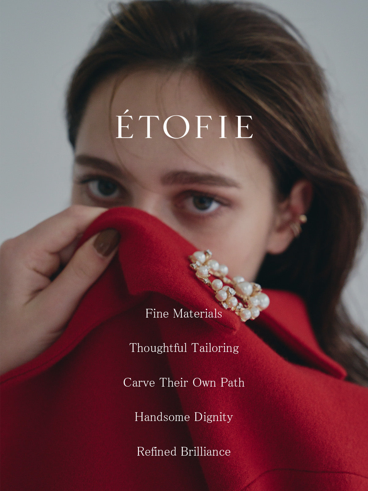 オーバーE セットアップ ÉTOFIE ｜overE/オーバーイー |胸が大きな女性のためのアパレルブランド