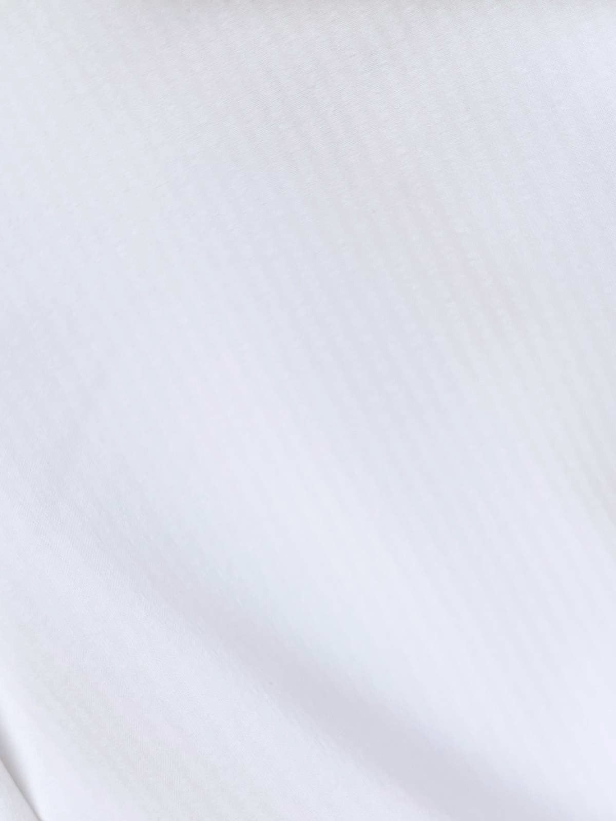 ウエストマークチュニックシャツ：ホワイトストライプ