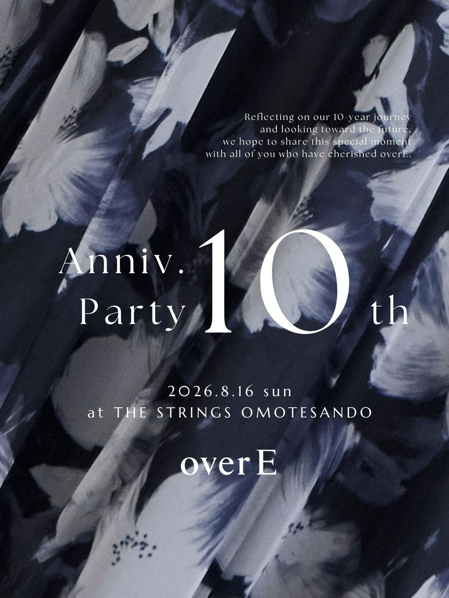 [7/27 19:00予約受付開始] overE 10th Anniversary Event [8/16開催 /表参道]