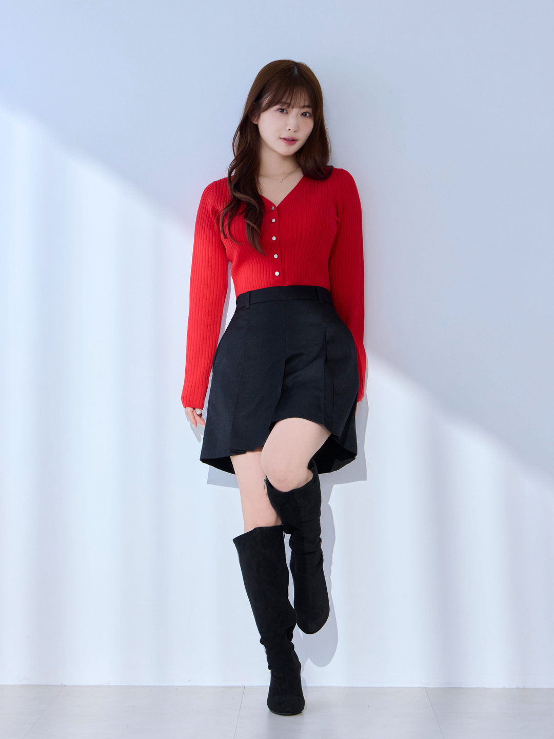 overE ペプラムニットトップス:ボルドー 90 overE ペプラムニットトップス:ボルドー 90 overE ペプラム