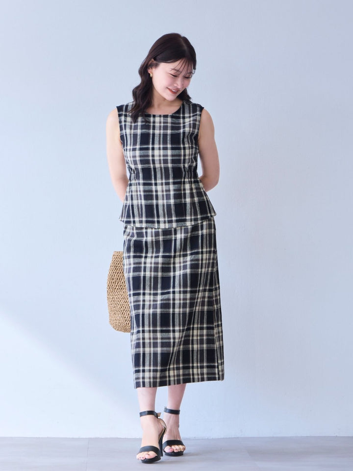 【最終値下げ】DEPARAEILLE ツイードベスト ブラック 最終値下げ】DEPARAEILLE ツイードベスト ブラック