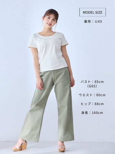 [6/5 22:00発売 期間限定 200円OFF]ベーシックラウンドネックＴシャツ 25SS：GLOW red [1着1000円を赤十字に寄付/102サイズ対応]