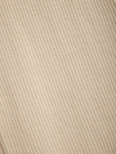 [12/4 22:00発売 期間限定 300円OFF]Vネックパネルニット：バニラ[102サイズ対応]