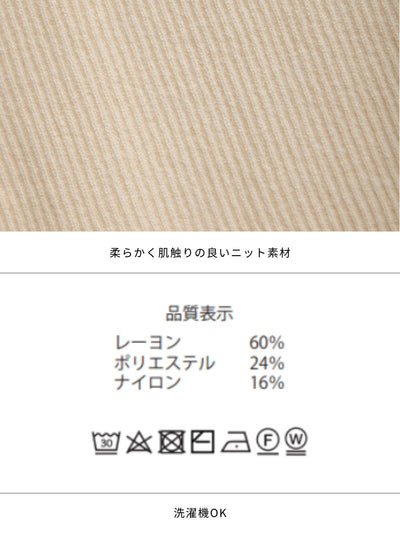 [12/4 22:00発売 期間限定 300円OFF]Vネックパネルニット：バニラ[102サイズ対応]