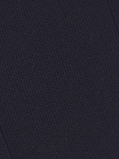 [10/2 22:00再販 期間限定 300円OFF]Vネックパネルニット：ブラック[102サイズ対応]