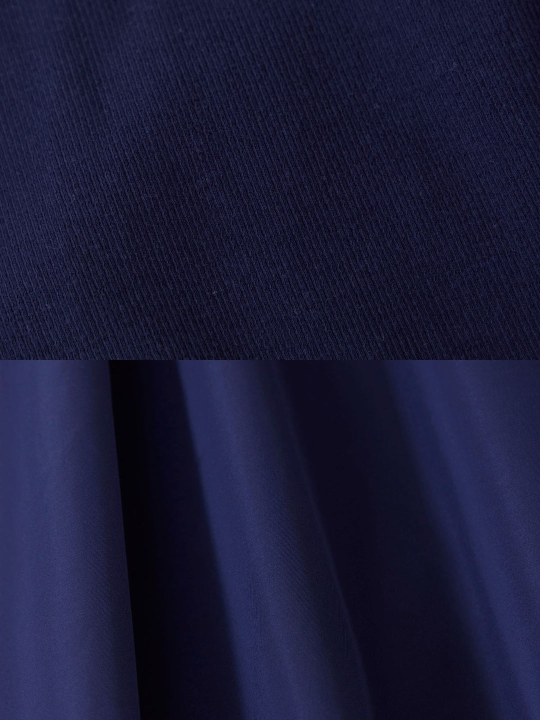 overE カットドッキングワンピース ネイビー 96 カットドッキングワンピース：ネイビー│胸が大きな女性のための