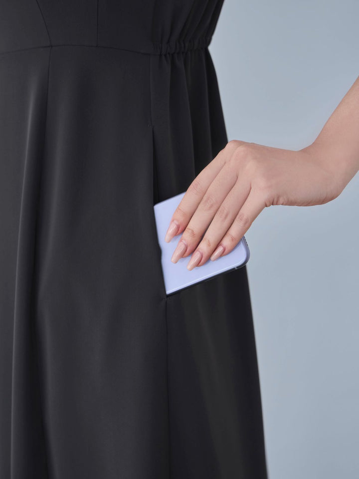 ダブルストラッププルオーバーキャミワンピース 25SS：ブルー