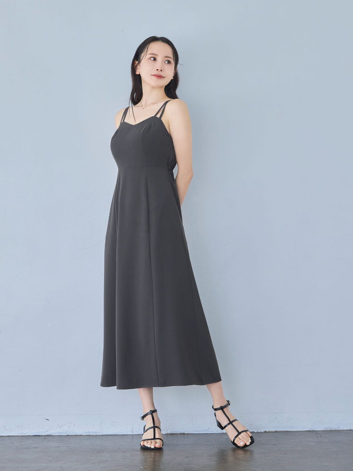 ダブルストラッププルオーバーキャミワンピース 25SS：ブルー