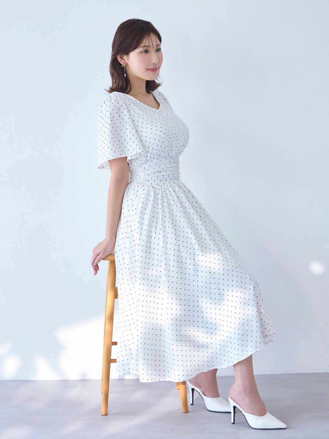 オーバーイー overe ルミナスワンピース ラベンダー 90サイズ