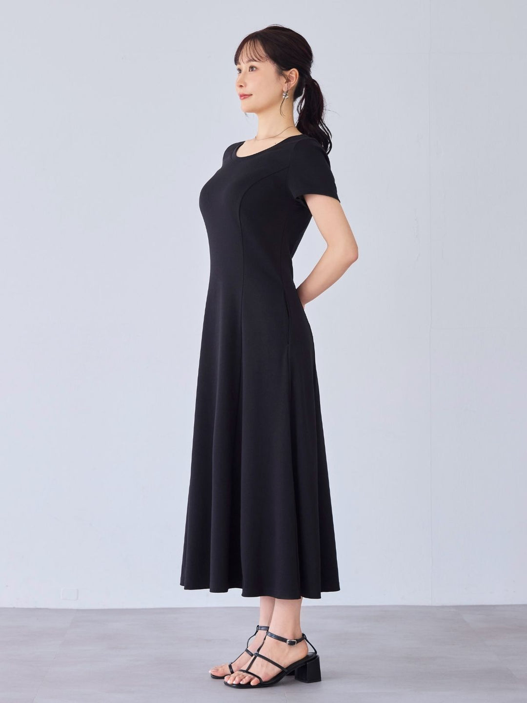 ★Phase eight Phia レースオーバーフレア 上質マキシ★ セール】[ 低身長向けサイズ ] インナーつき総レース