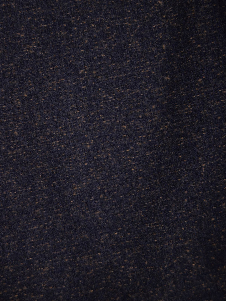 リニースタイルネップツイードジャンパースカート：ネイビー│胸が