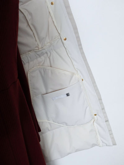 [10/30 22:00発売 期間限定 1500円OFF]ウエストマークストレッチダウンコート：ライトグレー[102サイズ対応]