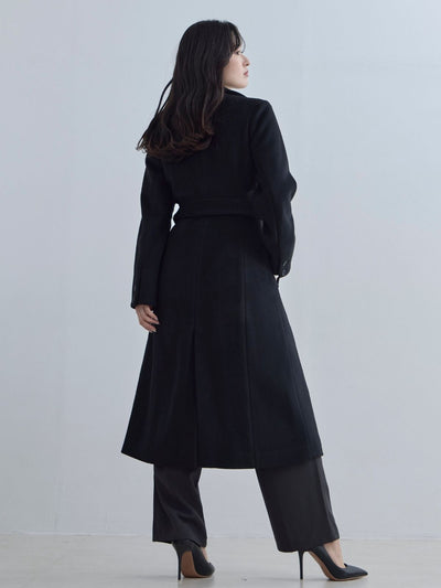 [11/13 22:00発売 期間限定 1500円OFF]理想のチェスターコート 25AW：ブラック[102サイズ対応/入荷次第発送]