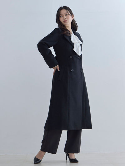 [11/13 22:00発売 期間限定 1500円OFF]理想のチェスターコート 25AW：ブラック[102サイズ対応/入荷次第発送]