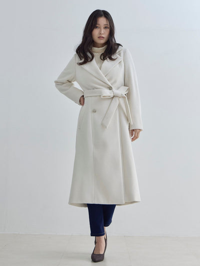 [11/13 22:00発売 期間限定 1500円OFF]理想のチェスターコート 25AW：オフホワイト[102サイズ対応/入荷次第発送]