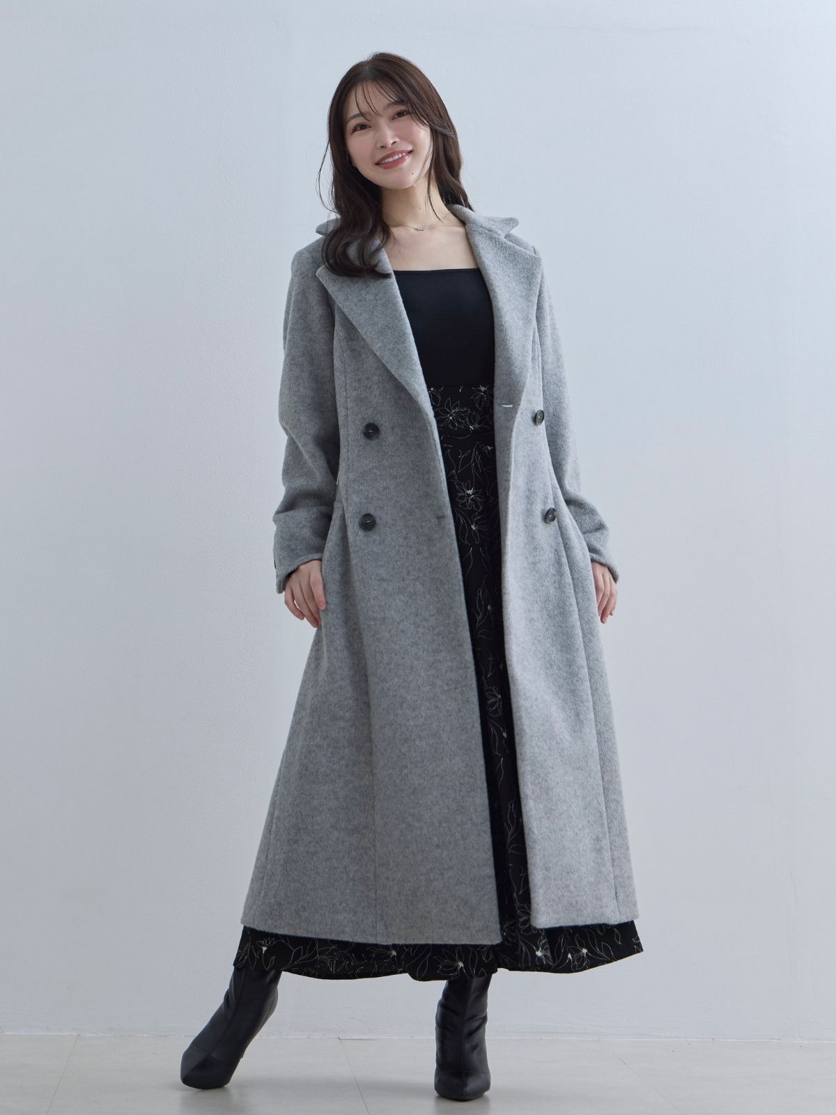 [11/13 22:00発売 期間限定 1500円OFF]理想のチェスターコート 25AW：ライトグレー[102サイズ対応/入荷次第発送]