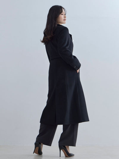 [11/13 22:00発売 期間限定 1500円OFF]理想のチェスターコート 25AW：ブラック[102サイズ対応/入荷次第発送]