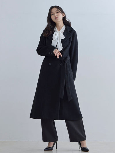 [11/13 22:00発売 期間限定 1500円OFF]理想のチェスターコート 25AW：ブラック[102サイズ対応/入荷次第発送]