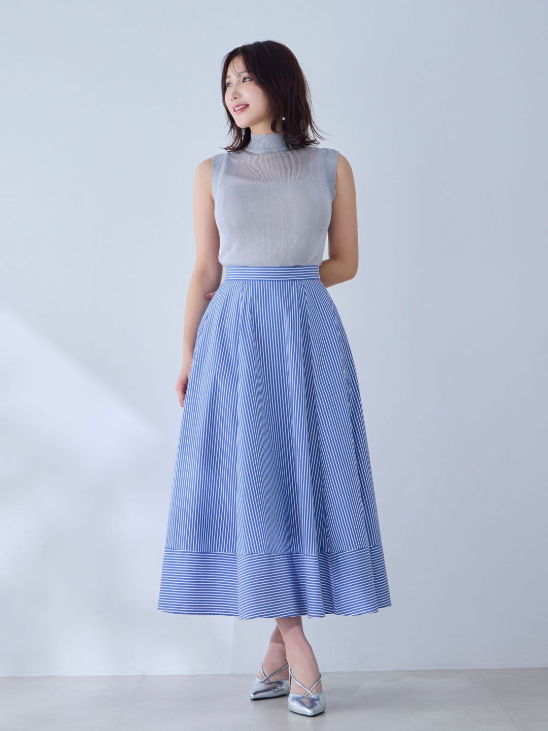 ネストローブ　コットンフレアスカート　ネイビー Limited Color ** | 京都店 | nest Robe Shop Blog | nest Robe